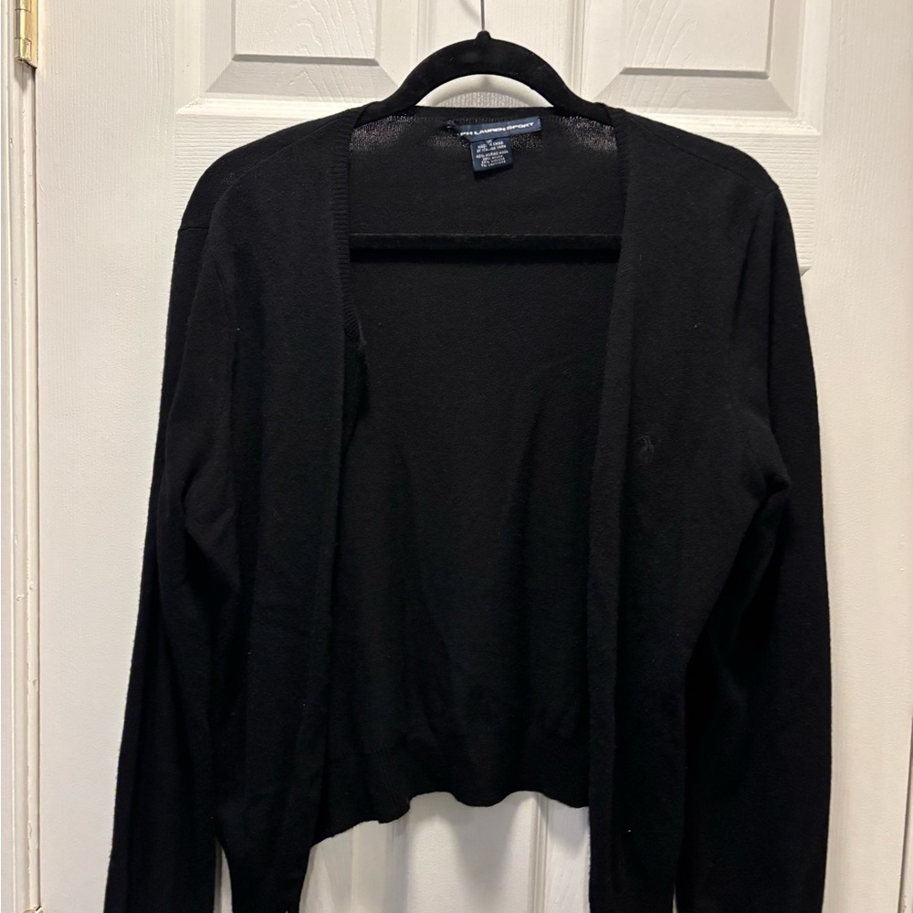 Ralph Lauren Classic Black Cardigan